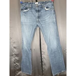 VTG Levis 501 Jeans Mens 38x34 Blue Limited Edition Denim RARE
